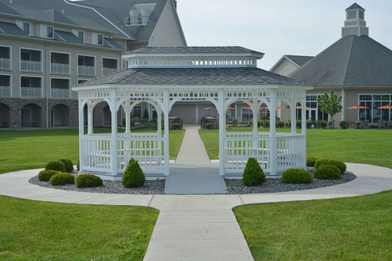Vinyl Oblong Belmont White Vinyl Gazebo 12'x20' (1)