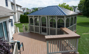 Vinyl Rectangular 12x12 Augusta Gazebo 2