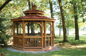 Wood Octagon Monticello Gazebo
