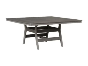 Harbor 66" Square Dining Table with the Bottom Color Aruba Blue