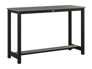 Aluminum Balcony Table - Bar Height with the Top Color Aruba Blue