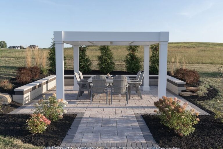 Porter Cellular PVC Pergola