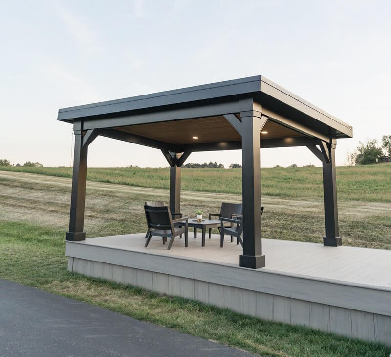 Siena Cellular PVC Pavilion Black (2)