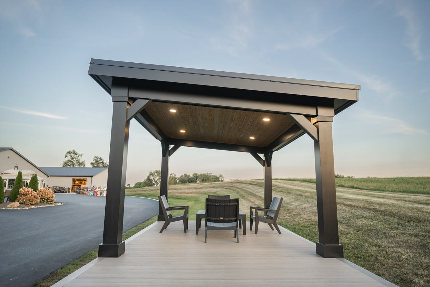 Siena Cellular PVC Pavilion Black (3)