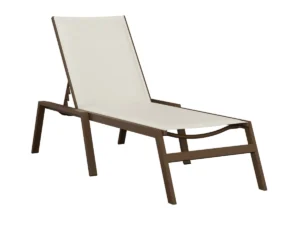 Vida Padded Sling Chaise Lounge without Arms