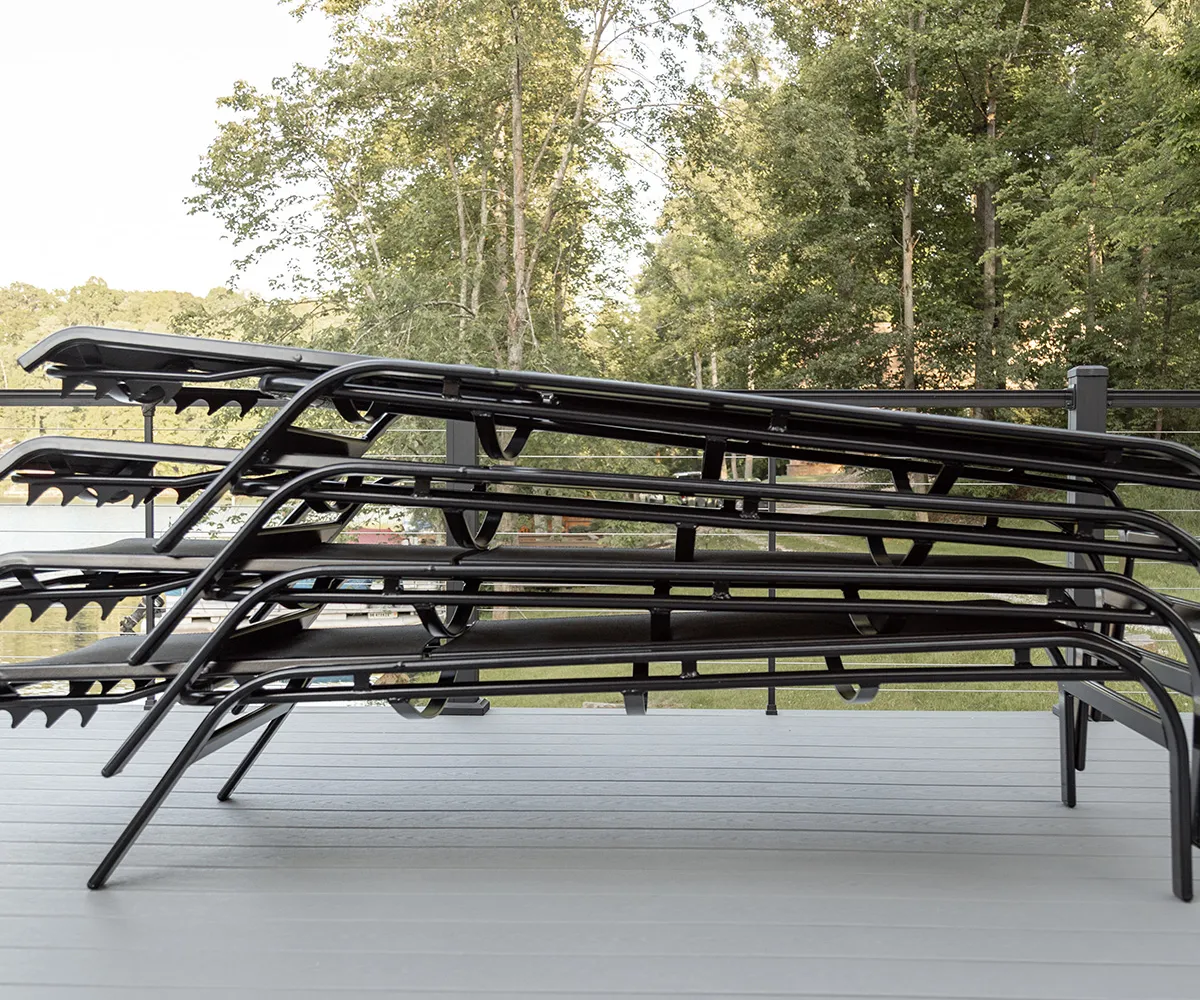 Murphy Sling Chaise Lounge Without Arms - Image 5