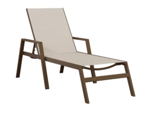 Vida Sling Chaise Lounge with Arms