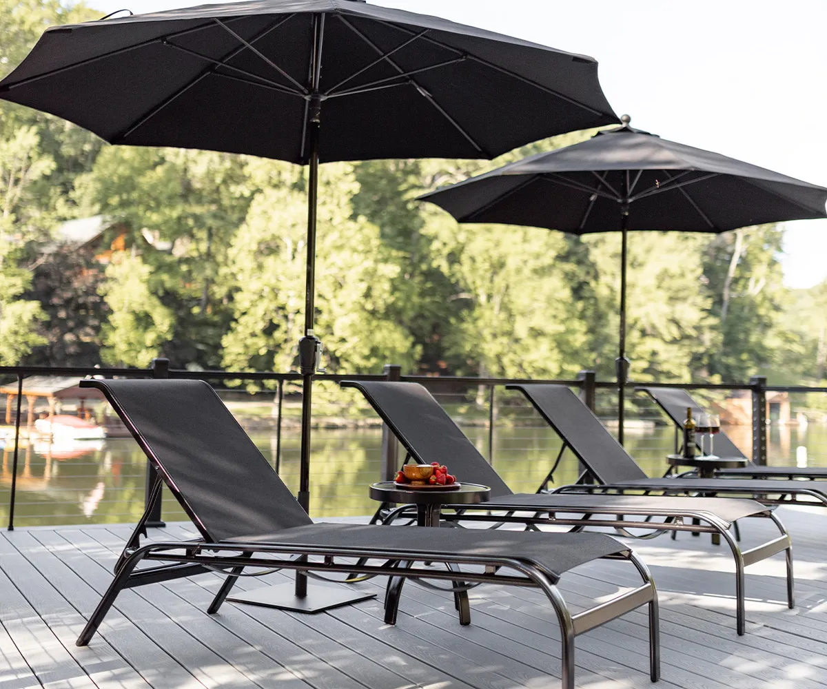 Murphy Sling Chaise Lounge Without Arms - Image 2