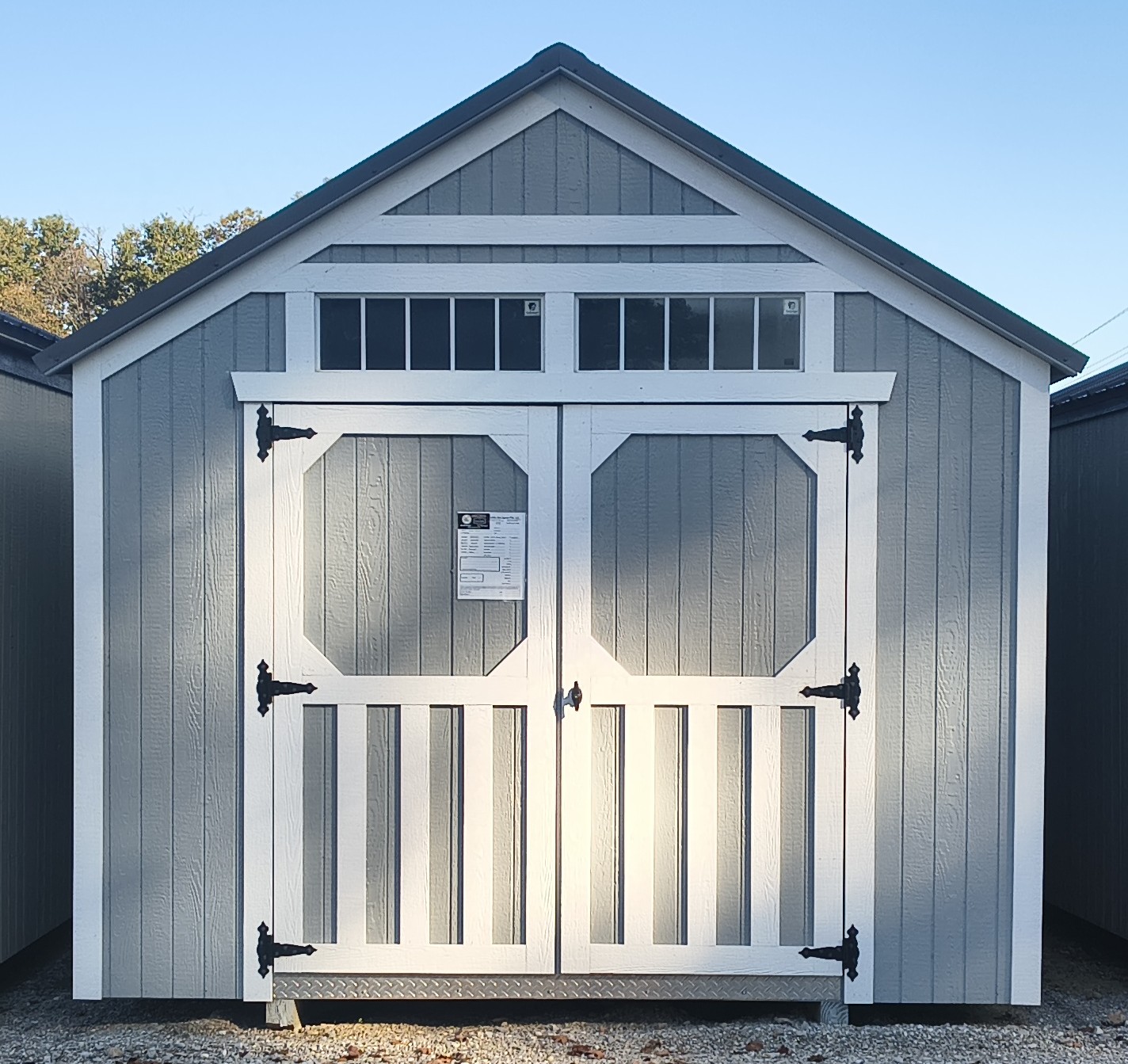 Painted Classic A-Frame Shed