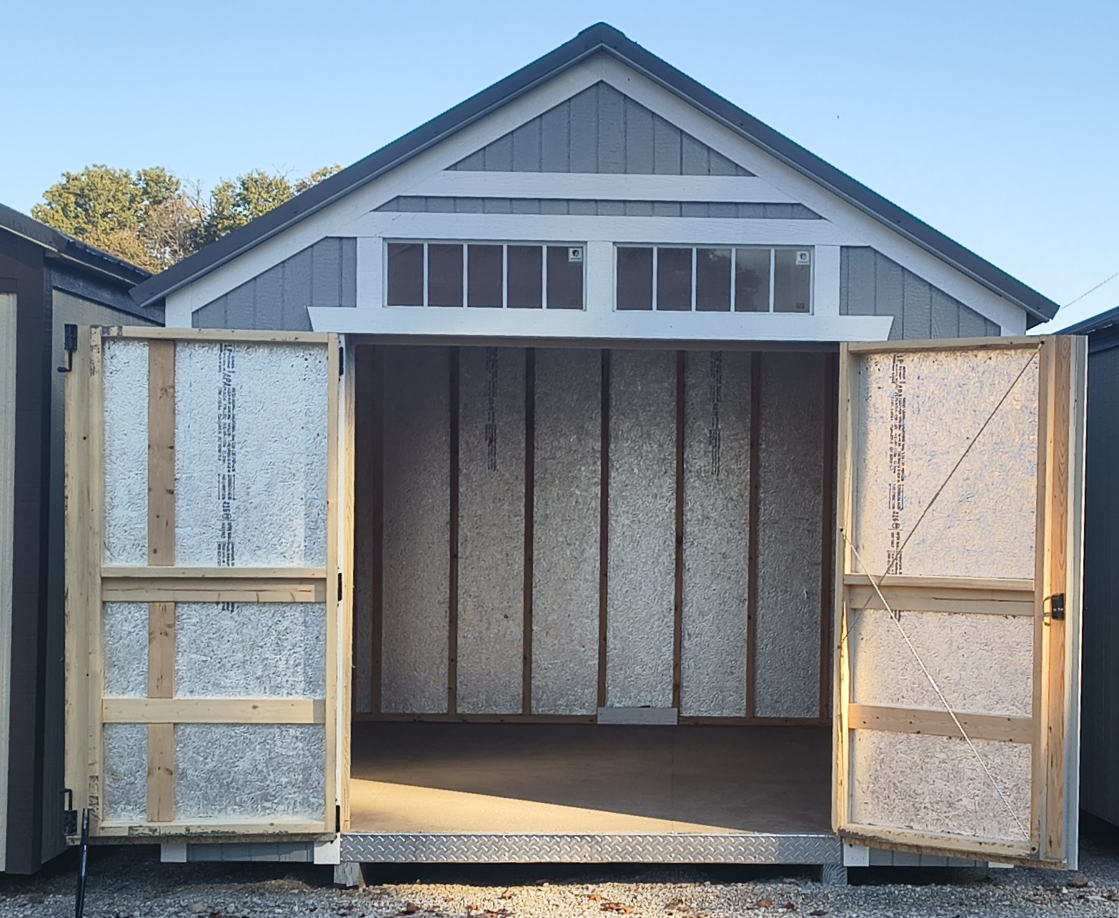 Painted Classic A-Frame Shed - Image 2
